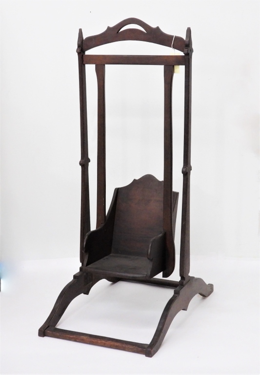 19C. AMERICAN MAHOGANY CHILD'S