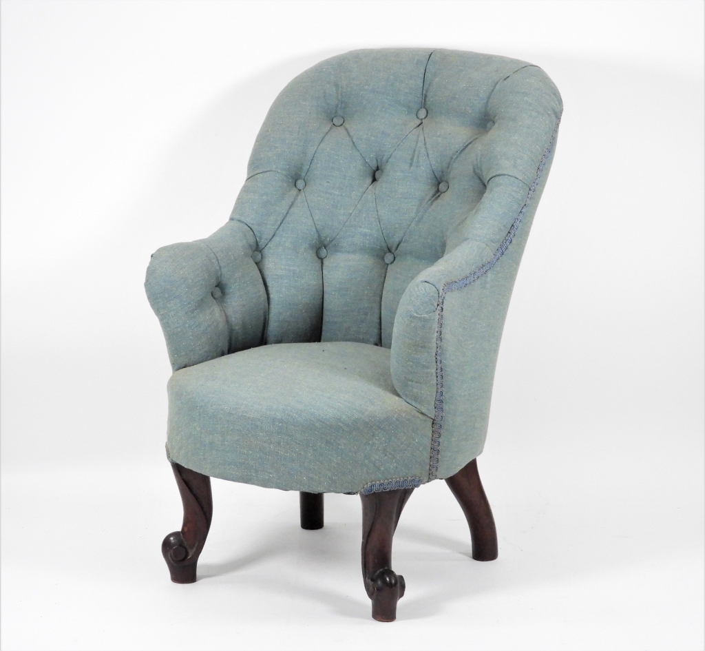 19C AMERICAN MAHOGANY CHILD'S