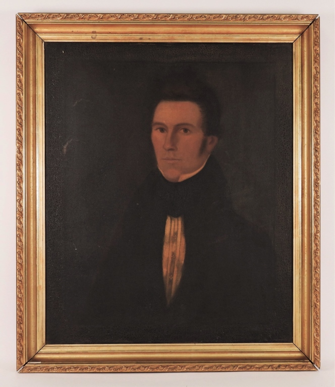 19C AMERICAN SCHOOL FOLK ART