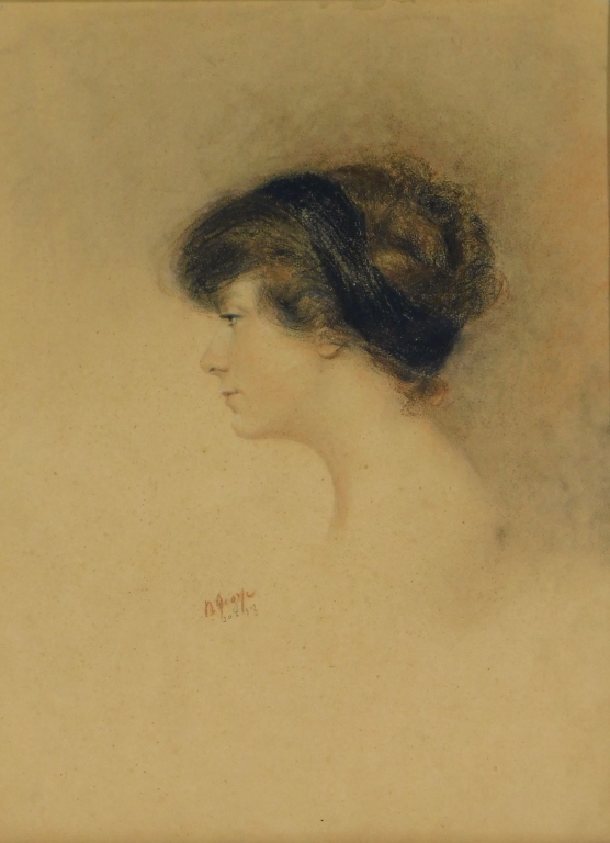 19C. AMERICAN VICTORIAN PORTRAIT OF