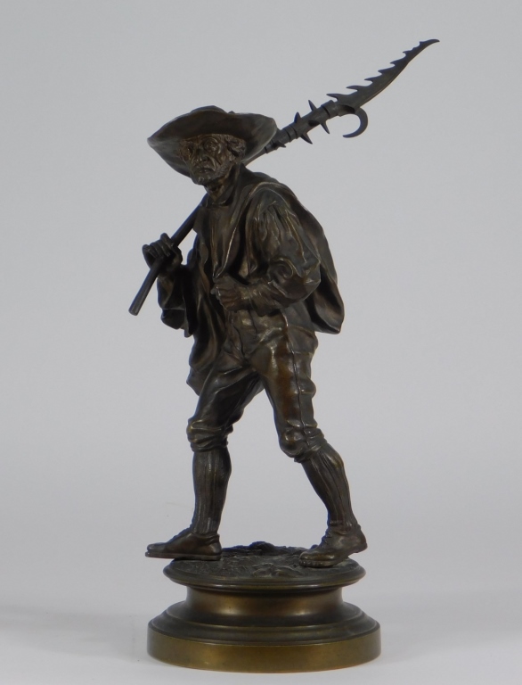 19C AUSTRIAN GESCHUTZT BRONZE