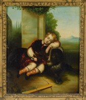 19C BRITISH-AMERICAN CHILD HUN