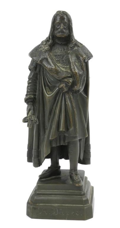 19C BRONZE OF ALBRECHT DURERAntique