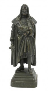 19C BRONZE OF ALBRECHT DURERAn