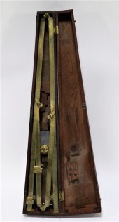 19C CHARLES BLUNT BRASS PANTOG
