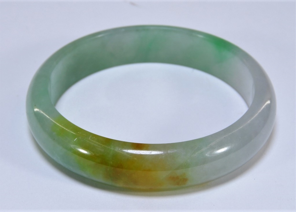 19C. CHINESE CELADON RUSSET JADE