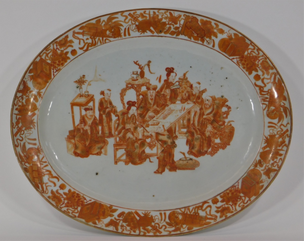 19C CHINESE FITZHUGH PORCELAIN