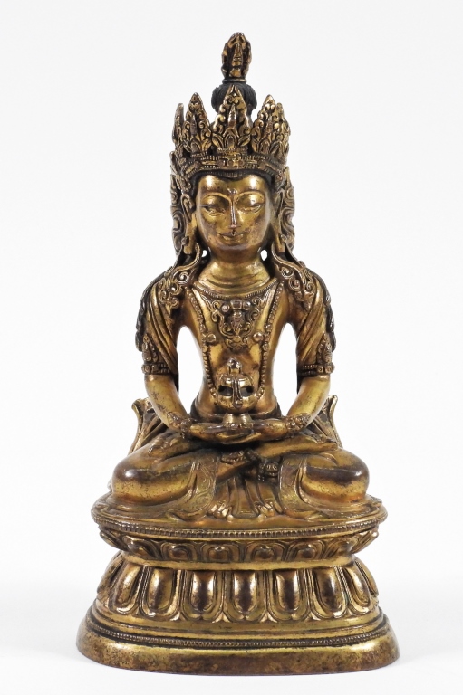 19C CHINESE TIBETAN TARA BUDDHA