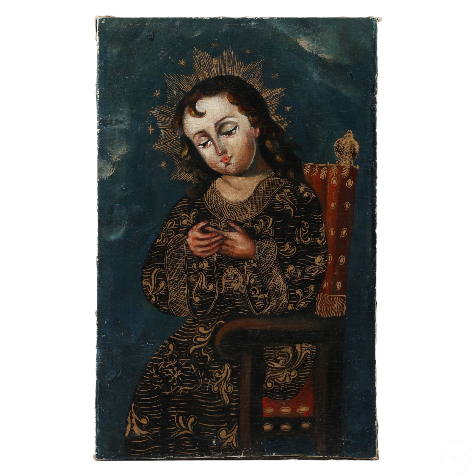 19C CUZCO SCHOOL RELIGIOUS CHRIST