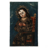 19C CUZCO SCHOOL RELIGIOUS CHR