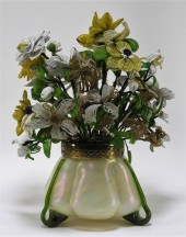 19C CZECH LOETZ ART GLASS TADP