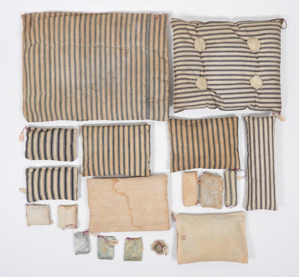 19C. DOLL PILLOWS BEDDING RISD