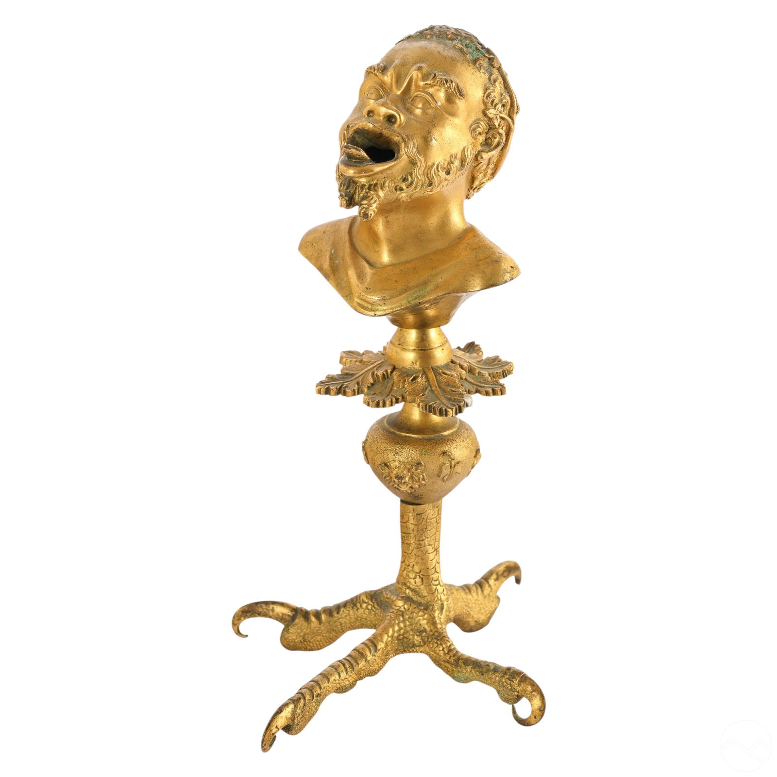 19C DORE BRONZE FIGURAL