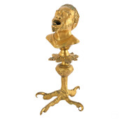 19C DORE BRONZE FIGURAL BLACKA