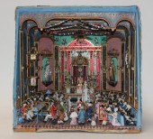 19C. ENGLISH FOLK ART CLAY FIG