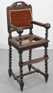 19C ENGLISH OAK BARLEY TWIST C
