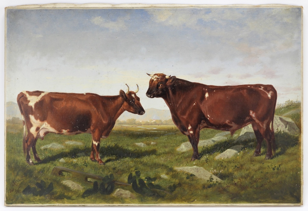 19C ENGLISH SCHOOL PRIZE BULL &