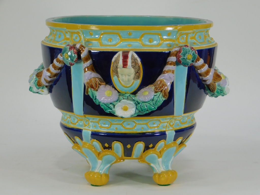 19C ENGLISH VICTORIAN MAJOLICA