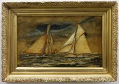 19C EUROPEAN NAIVE MARITIME SC