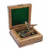 19C F. L. WEST BRASS SUNDIAL C