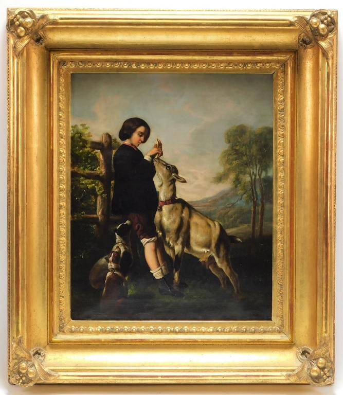 19C FARM BOY & ANIMAL GENRE