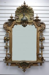 19C FOSTER BROS PEACOCK WALL M