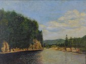 19C FRANK SUTLIFF VERMONT LAND