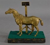 19C FRENCH BRONZE HORSE GO TO