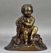 19C. FRENCH ORMOLU BRONZE MODE