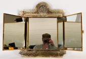19C FRENCH SILVERED BRASS AEST