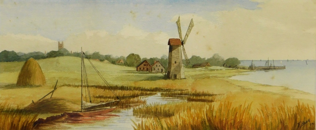 19C. FRITZ BAER COASTAL LANDSCAPE