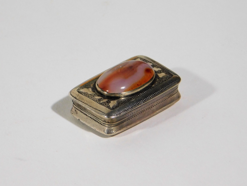 19C GILT STERLING SILVER PERFUME