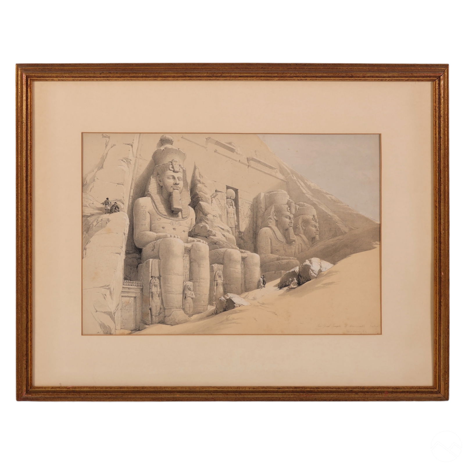 19C HAND COLORED LITHOGRAPH AFTER