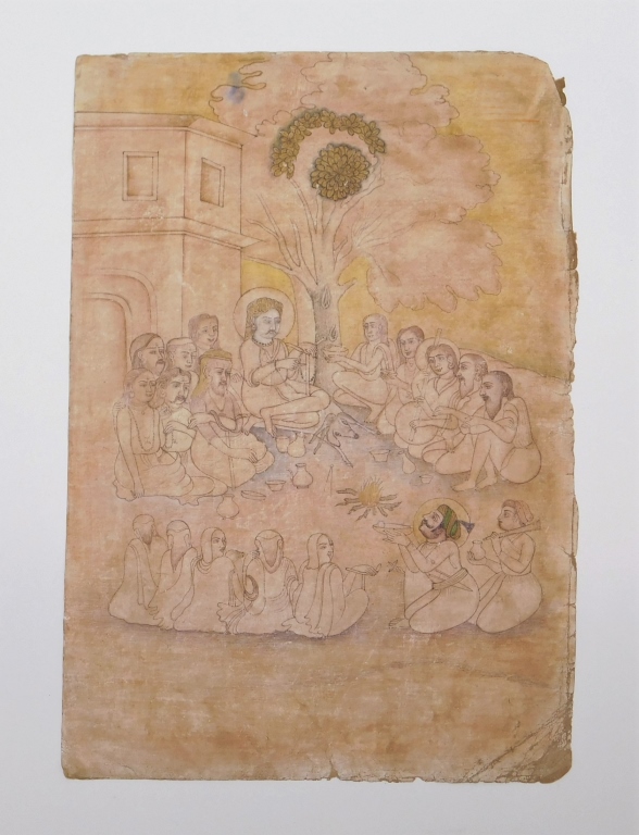 19C INDIAN BUNDI SCHOOL SAINTS &
