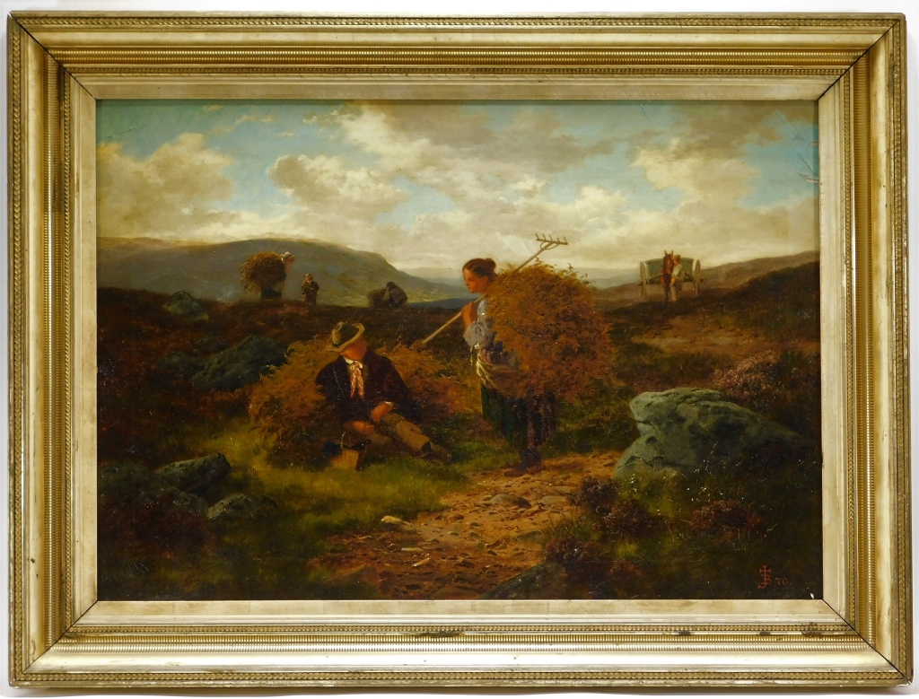 19C IRISH FARMING ILLUMINATED