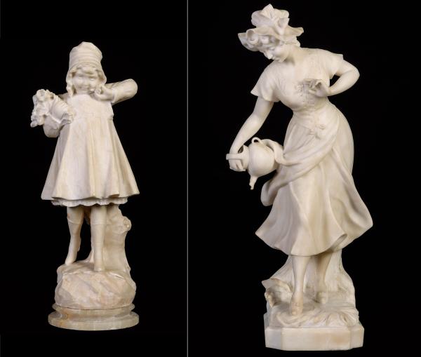 19C ITALIAN SCHOOL ALABASTER