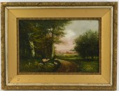 19C JACQUES DURANT O/C SHEEP L
