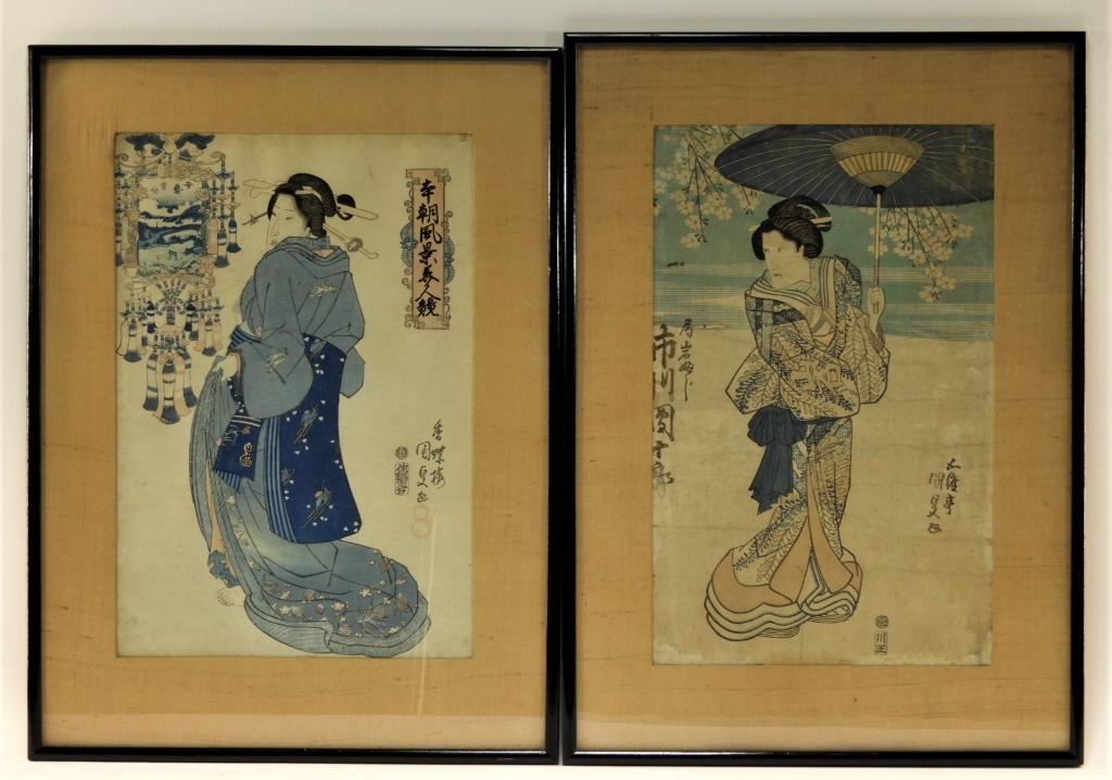 19C. JAPANESE WOODBLOCK PRINTS OF