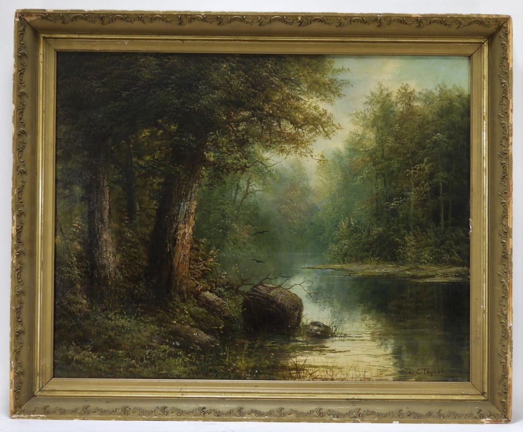 19C JAY C. TAYLOR ILLUMINATED