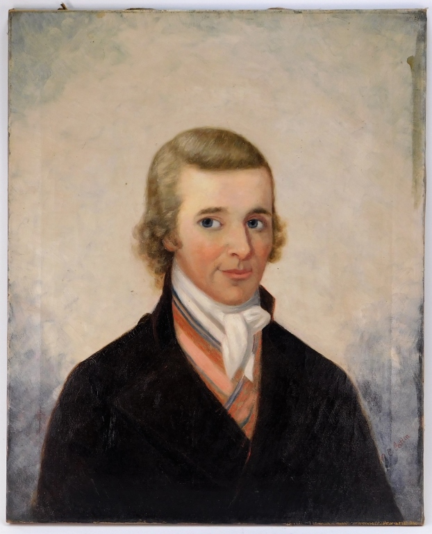19C. N. E. CATLIN PORTRAIT PAINTING
