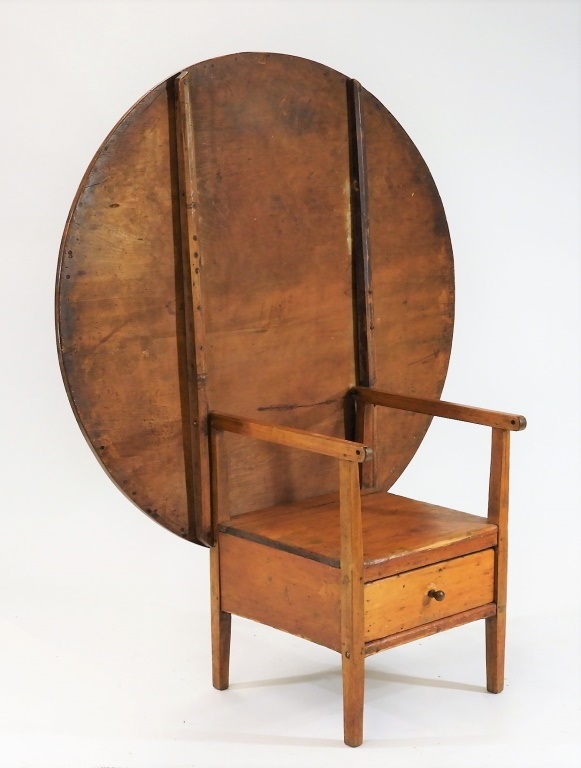 19C. NEW ENGLAND PRIMITIVE TILT TOP