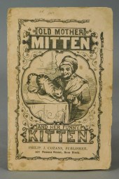 19C OLD MOTHER MITTEN KITTEN H