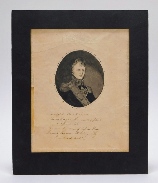 19C PORTRAIT OF TSAR ALEXANDER I OF