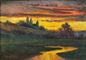 19C POST IMPRESSIONIST NOCTURN