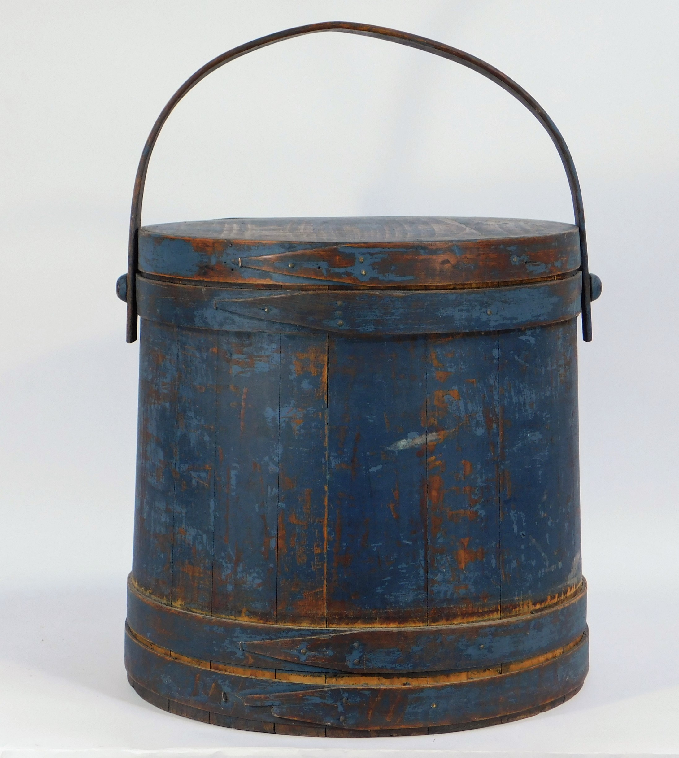 19C PRIMITIVE COUNTRY BLUE