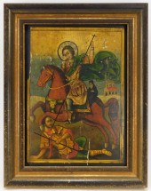 19C RUSSIAN JOAN OF ARC HORSEB