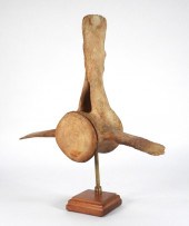 19C. SPERM WHALE VERTEBRAE Uni