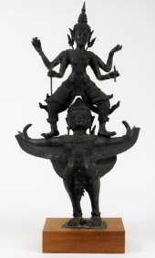 19C THAI SE ASIAN BUDDHA GARUD