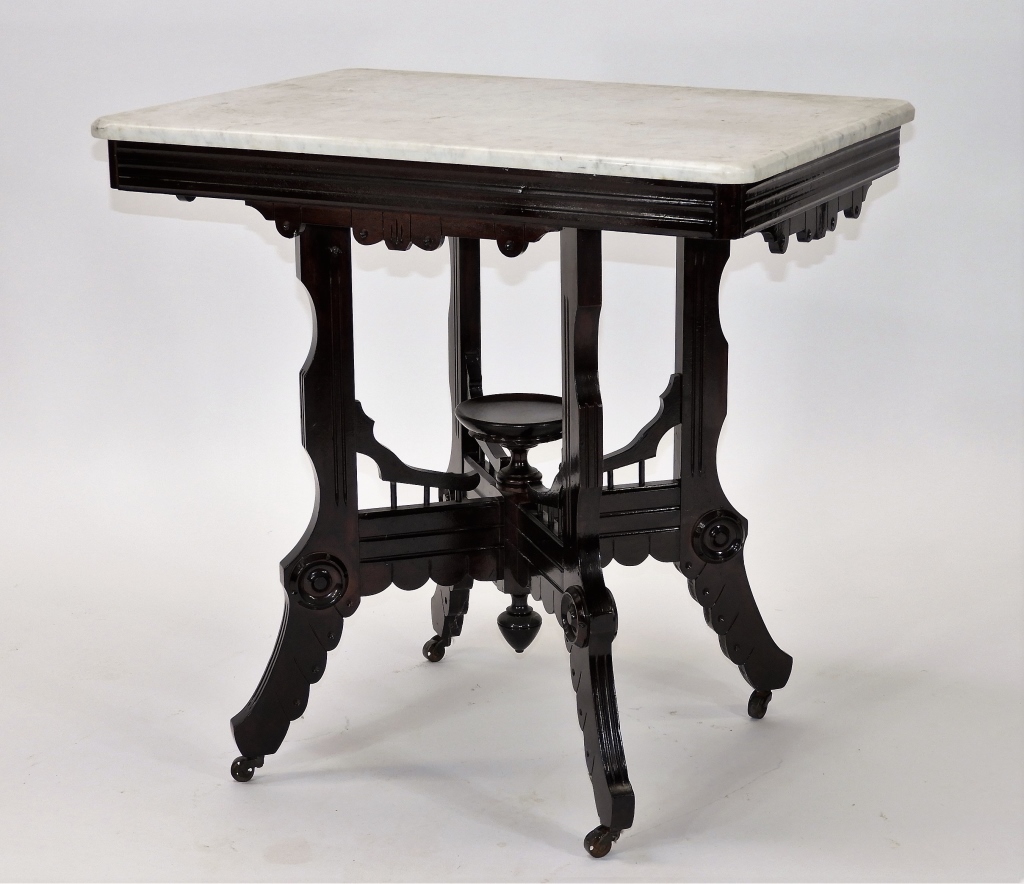 19C. VICTORIAN AESTHETIC MARBLE TOP