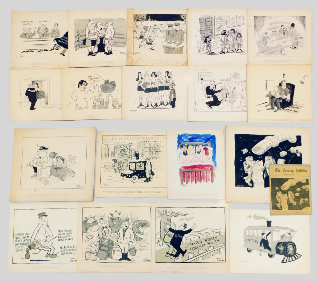 19PC FRED SCOULLAR SUNDAY PAPER